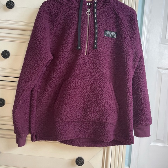 Victoria’s Secret PINK Sherpa Hoodie - Picture 2 of 7